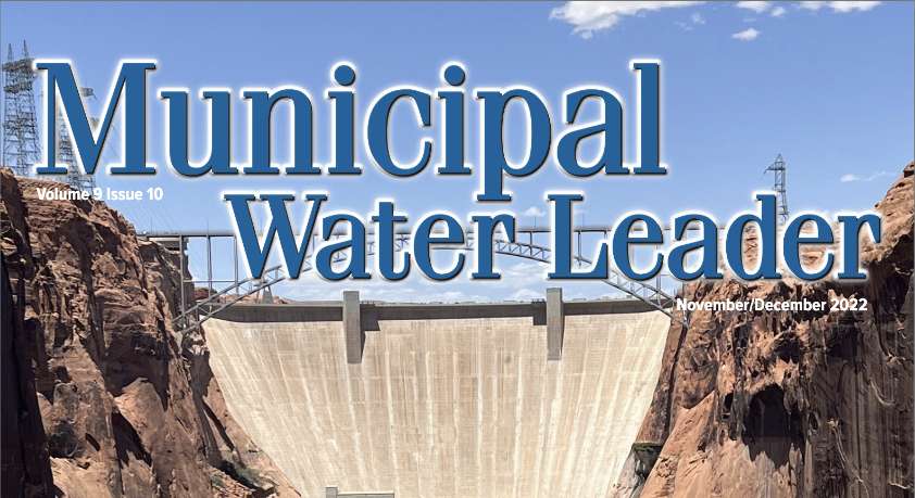 Municipal Water Leader magazine cover November/December 2022