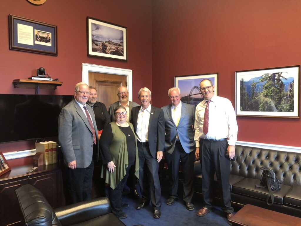 A group of representatives from the City of Newport in Washington, DC